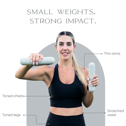 Dumbbell - Hand Weights for Exercise, Muscle Toning, Muscle Toning, Strength Building & Full Body Workout - color: IVORY, style: 4.4 lb