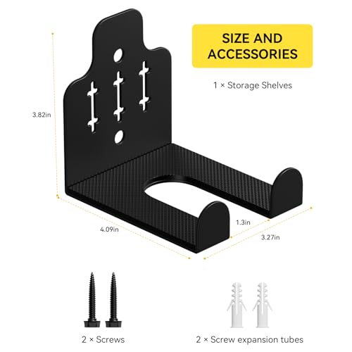 JNIHEEP Barbell Wall Holder,Olympic Hanger,Garage Gym Bar Wall Rack,Vertical Barbell Mount Rack,Space Saving Commercial or Home Gym Accessory,Holds Under 33mm Bar Size(Black) - color: Black 1 hook