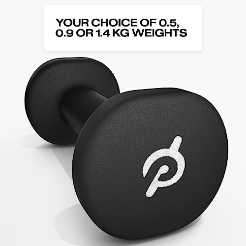 Peloton Light Weights | Set of Two Sweat-Proof Weights with Non-Slip Grip, Designed to Fit in The Back of Peloton Bike and Bike+ - size: 3 lb