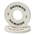 EVERYMATE Change Weight Plates 1.25LB 2.5LB 5LB Set Fractional Plate Olympic Bumper Plates for Cross Training Bumper Weight Plates Steel Insert Strength Training Weight Plates - color: 10 LBX2