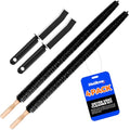 Holikme Dryer Vent Cleaner Kit - 4 Pack Flexible lint Trap Cleaner Tools | Deep Cleaning Tool for Fridge, Washer, Stove Gaps & Tight Spots – Crevice & Brush Set Boosts Efficiency, Reduces Fire Risk - size: Long 4Pack