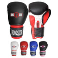 Ringside Pro Style Boxing Training Kickboxing Muay Thai Sparring Gloves - color: Black/Red, size: Large-X-Large