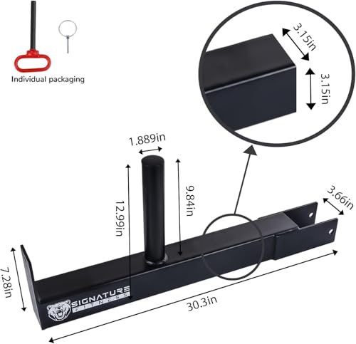 Fitvids Upgraded Adjustable Jammer Arms, Lever Arms, Monolift Attachments Rated 600 LB Per Arm, Fits Racks at All Post Sizes and Hole Sizes, Pair - style: Lever Arms