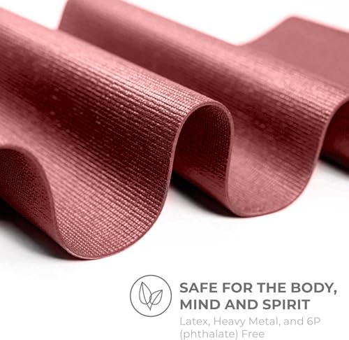 Voyage 5mm Studio Yoga Mats, 10 Pack, 72x24in - color: Burgundy