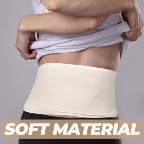 DOITOOL 1 Roll Postpartum Belly Wrap Post Partum Waist Binder Cotton Elastic Pressurize Postpartum Belly Band Post Partum Compression Bandage