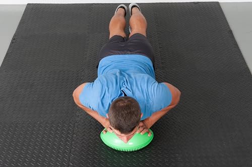 Black Mountain Products Exercise Balance Stability Disc with Hand Pump - color: Blue