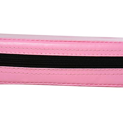 Soozier Pole Dance Mat, 2"T x 5'W Folding Pole Crash Mat for Home, Lightweight and Foldable - color: Pink