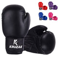 Kruzak Boxing Gloves for Men & Women, Sparring & Kickboxing Gloves, Muay Thai & MMA Gloves, 8-16 oz - color: Black, size: 10 oz