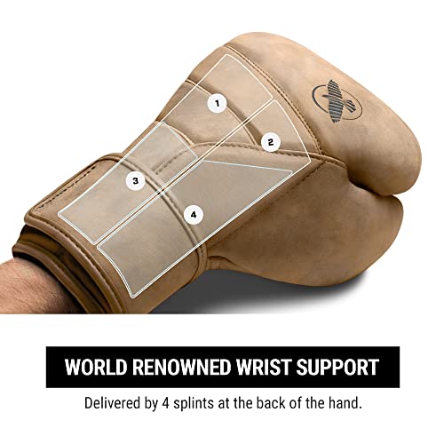 Hayabusa T3 LX Leather Boxing Gloves | Leather Boxing Gloves, Training Gloves Men and Women, Sparring Gloves, Heavy Bag Gloves, 16oz Boxing Gloves, Muay Thai Gloves - color: Tan, size: 16oz