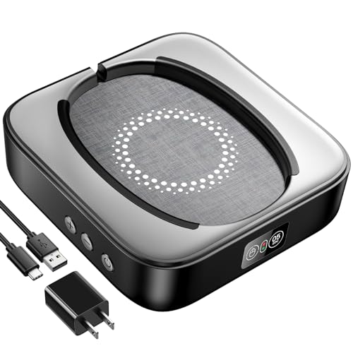 meatanty Mouse Jiggler with Adapter, Silent Undetectable Mouse Mover Device, Automatic Mechanical Wiggler Shaker Giggler, Adjustable Interval Timer, Keep Computer Laptop Active Office Work from Home - style: Mechanical Mouse Jiggler with Adapter