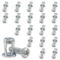Hollow Wall Anchors, M8x30, 20 Pack | Heavy Duty Cavity Fixing Anchors, For Thin Walls/Aluminium Cladding Sheet/Steel Pipe/Iron Sheet/Hollow Plastic Sheet - size: M8 x 1.18"