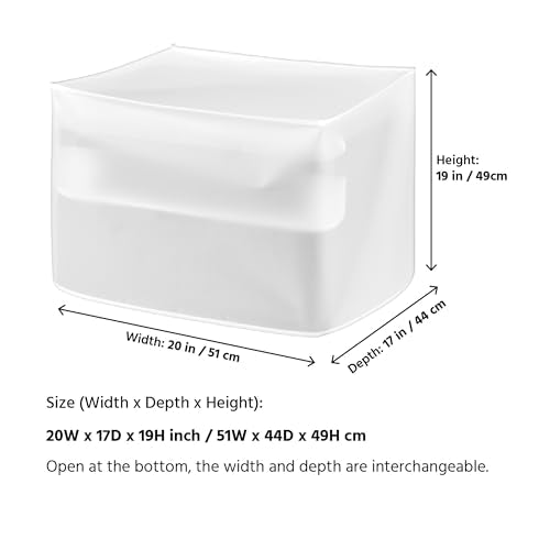 Printer Dust Cover Case Water Proof Protective Covers Jacket,Compatible with HP, EPSON,Canon, Brother, PIXMA Officejet，Universal Case Protector for Printers -20W x17D x19H in - size: 20W x17D x19H
