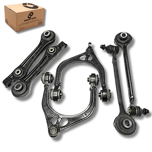 PartsW 6pc CA81085 K620257 K620258 K620177 K620178 Control Arm Kit for Dodge Charger 2006-2010 Suspension for Challenger Chrysler 300 Magnum 2WD - size: 5. Upper & Lower Control Arms 6Pc
