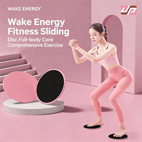 2-Pack Core Sliding Discs | Dual-Sided Workout Sliders for Carpet & Hardwood Floors, Fitness Exercise Pads for Home Gym - color: Grey