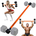 Dumbbell Converter, Convert Dumbbells to Barbell Set, Weight Bar for Bench Presses, Squats, Hip Thrust, Deadlifts, Home Weightlifting and Strength Training, Versatile Home Gym Equipment - color: 1-Orange