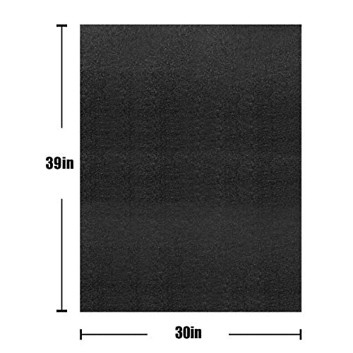 LINLA Premium Absorbent Oil Mat Contains Liquid Garage Floor Mat, Reusable, Washable, Protects Garage Floor or Driveway Surface, Shop,Parking, 30x39 inches - size: 30" x 39"