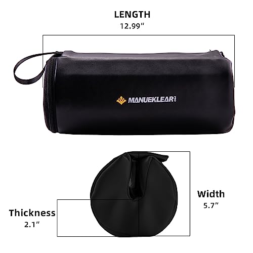 Hip Thrust Pad for Barbell 3.5" Thick Leather Olympic Barbell Pad for Bench Press Weightlifting Powerlifting - color: Black