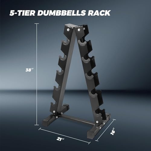 RitFit Rubber Coated Hex Dumbbell Set with Rack, 5-780LB for Home Gym Strength Training, Anti-Slip Knurled Handle, Hexagon Anti-Roll, Heavy-Duty Storage Rack - style: 250LBS Set with Resistance Band (10-40LB)