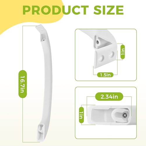 AMI PARTS 218428101 Refrigerator Door Handles Replacement Replace EA427922,AP2114539, 241711801, AH427922, PS427922