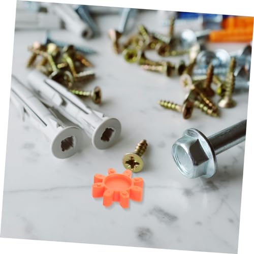HEALLILY Rubber Plum Shape Coupling Pad Flexible Jaw Coupling Connector Mat for Vibration Reduction Easy Installation Replacement Practical Enhance Equipment Stability