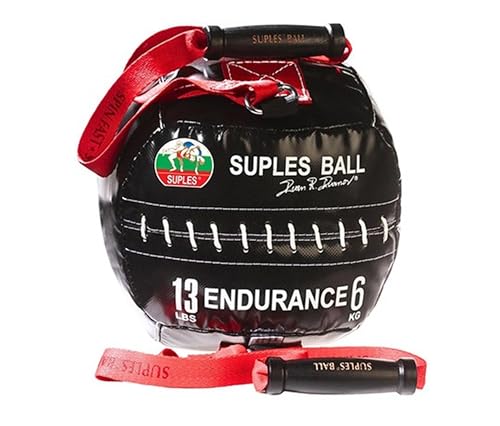 Suples Ball Strength – Bulgarian Bag Alternative for Functional Training, MMA, Wrestling, Judo, Grappling & Core Workouts - size: 13lbs, style: Suples Ball