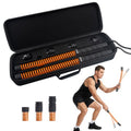 ATIVAFIT Ropeless Battle Rope for Home Gym, Adjustable Resistance Cordless Battle Ropes with 4 Weight Blocks & Storage Case, Full Body Workout Equipment for HIIT, Cardio & Strength Training for Men & Women