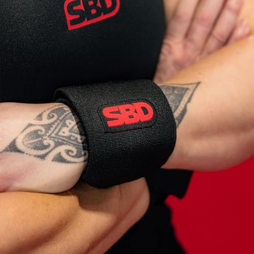 SBD Stiff Wrist Wraps – Maximum Support & Stability for Lifting, Powerlifting & Strength Training – IPF Approved, Made in Great Britain - size: Medium