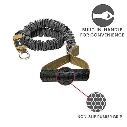 Resistance Cords - Cross Anchored Shoulder Exercise Bands - Ideal for Dynamic Warmups and Physical Rehab - One Pair of Cords - 4KOR Fitness - color: 07 lbs