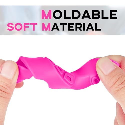 BBTO 20 Pcs Football Mouthguards Bulk | Youth & Adult Mouth Guard No Boil Mouthpiece Adult Youth Braces Soft Mouth Guard for Lacrosse Basketball Hockey Wrestling - color: Pink, size: L