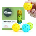 Westant 42MM Mini Pickleball Balls, 9-Pack Silent Pickle Ball for Indoor and Outdoor Use, Practice Tool for Training and Warm-Ups, Ideal Pickleball Gift for Women and All Lovers