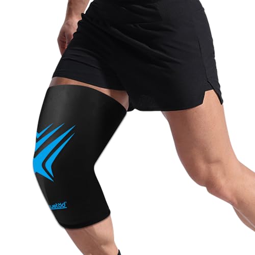 Knee Ice Pack Wrap Extended Ice Packs for Injuries Reusable Leg Freeze Compression Sleeves, Gel Cooling Knees Brace Cold Hot Packs Therapy Flexible for Pain Relief, Surgery Recovery Gift for Women Men - style: Knee-Black