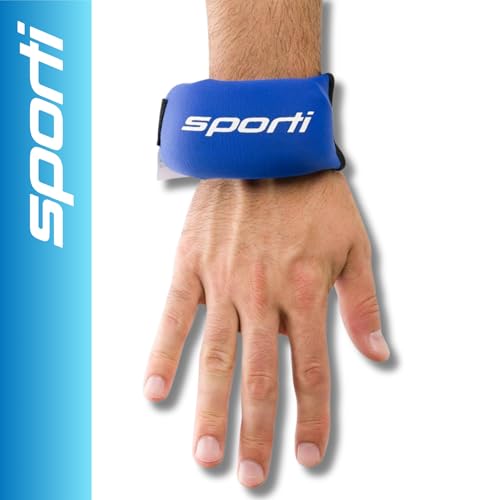Sporti Fitness Wrist Weights - Water Weights for Aqua Belt Pool Exercise, Comfortable Fit - color: Wrist Weight - Blue - 2lbs