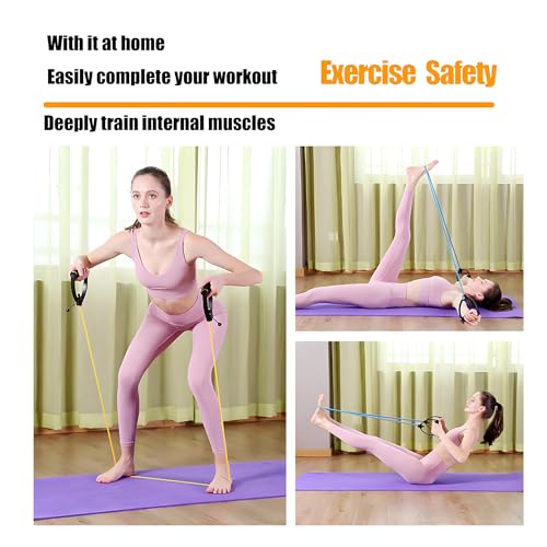 Resistance Bands with Handles, Exercise Bands - Perfect Stretch Rope for Home Workouts, Ideal for Fitness Enthusiasts & Home Gym - color: Green 2.0