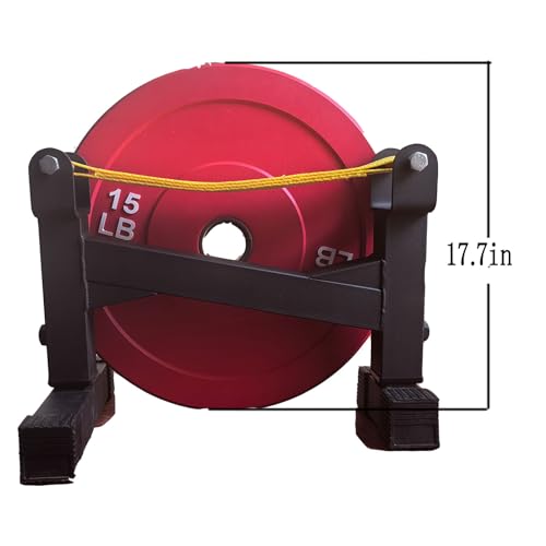 Quiet Deadlift Barbell Elevation Stand:2 Stand,Height Adjustable