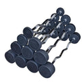 Body-Solid Rubber Coated Fixed Weights Curl Barbells - Weighted Bar for Weightlifting Exercise, Bodybuilding, Strength Training, Squat Rack & Bench Press - style: 650lbs. Set