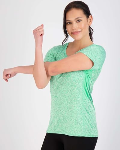 5 Pack Women's Dry Fit Short Sleeve Athletic Gym Workout Running Tops | Available in Plus Size, Exercise, Sports, Fitness, Quick Dry, Cooling, Moisture Wicking, Loose Basic Tees, Yoga, Pilates - color: Set 15, size: Small
