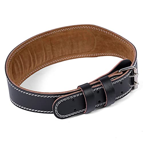 Weight Lifting Belt Back Lumbar Support Strength Training Fitness Workout Home Gym - size: M