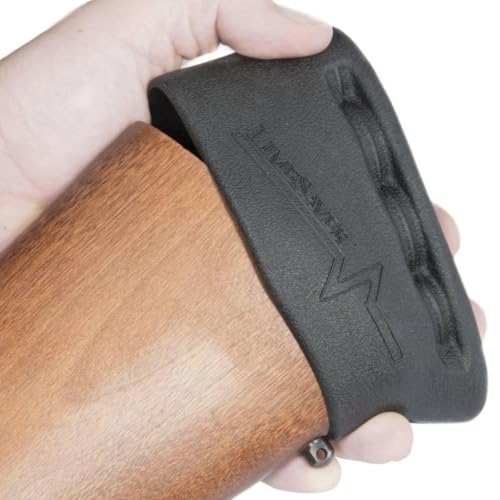 LimbSaver Airtech Slip-On Recoil Pad, Small-Large Sizes, 0.5"-1" LOP, No-Slip Surface, No Stock Modification, Reduces Recoil for Maximum Control and Stability - size: Large - 1" LOP