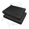 2 Pack Shower Bench Cushion, Soft Chair Pad for Elderly Bathing, Easy to Clean & Quick Dry, 4D air Fiber Material, Suitable for Shower Seat Cushion, Bathtub Baths, Poolside Rest, Black - size: Black