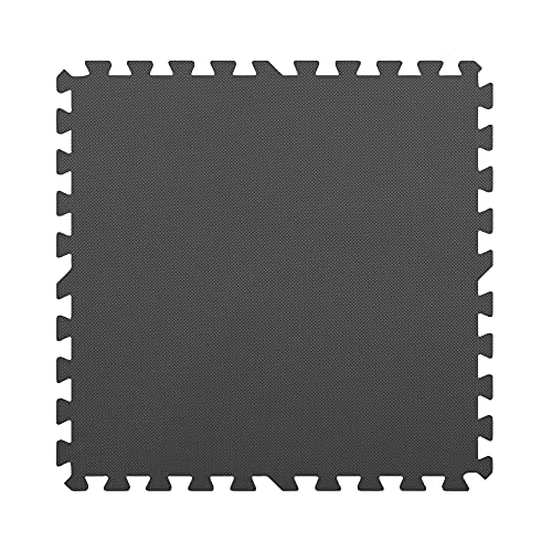 Flooring Inc's Puzzle Exercise Mats, EVA Foam Interlocking Floor Mats for Protective, Cushioned Workout Flooring for Home and Gym Equipment, Multiple Sizes & Colors - color: Grey, size: 1/2" Thick