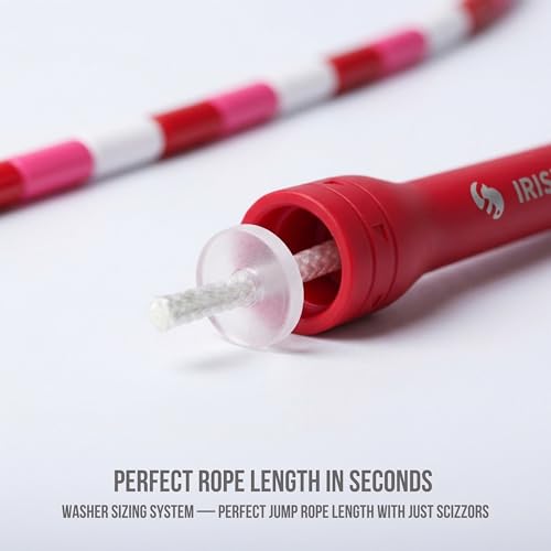 Pro-Grade Beaded Jump Rope for Beginners - color: Irisha