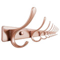 SKOLOO Coat Rack Wall Mounted - 10 Hooks, Heavy Duty, Stainless Steel, Metal Wall Hanger, Sturdy Coat Hooks for Hanging Coats, Jacket, Clothes, Hat, Matte Rose Gold - color: Matte Rose Gold, size: 10 Hook(1 Pack)