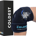 The Coldest Knee Ice Pack Wrap, Hot and Cold Therapy - Reusable Compression Best for Meniscus Tear, Injury Recovery, Bursitis Pain Recovery, Sprains, Swelling and Rheumatoid Arthritis - size: 1 Count (Pack of 1)