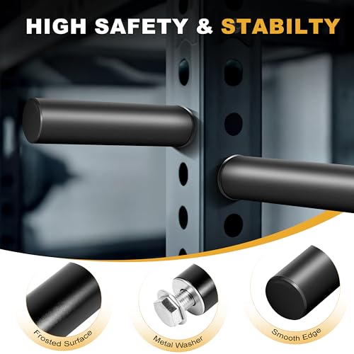 EVERYMATE Weight Plate Holder Power Rack Attachment 2 Inch Olympic Plate Storage Power Squat Rack Holder Weight Plates for 2x2 3x3 2x3 Power Cage Accessories Weight Plate Rack - color: A-1" hole(4pcs)-9.05 Inch