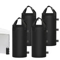 Canopy Weights Sand Bags for Weight Windproof Pop up Canopy Tent -(No Sand)-4 Pack-125LBS - color: Black(4 Pack)