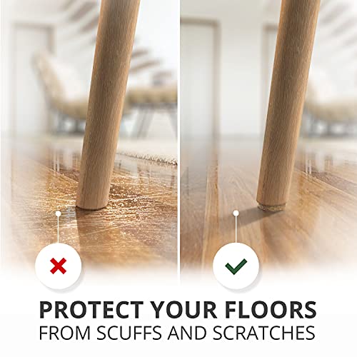 Felt Furniture Pads X-PROTECTOR 181 PCS Premium Furniture Pads - Felt Pads Furniture Feet Best Wood Floor Protectors - Protect Your Hardwood & Laminate Flooring! - size: 181 PCS Beige, Round & Square