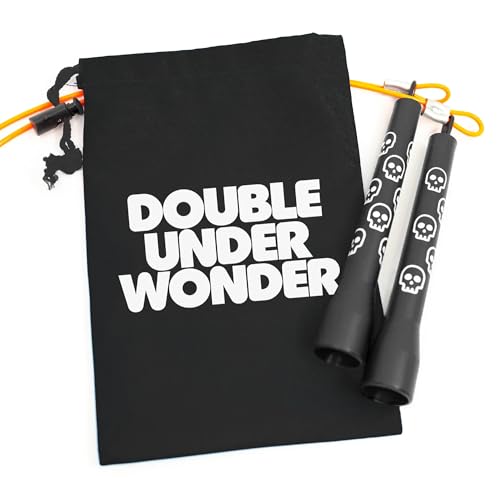 Double Under Wonder Jump Rope, Tangle-Free Speed Rope, Adjustable Speed Rope for Men, Women, Indoor Fitness Training Speed Skipping Rope, Jumping Rope, Perfect for Boxing Workout, Cardio, Endurance Training, Jump Rope for Double Unders - color: Gym Reaper