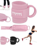 Breaking Limits Ankle Straps for Cable Machines Women - Cable Kick Back Set | Cable Kick Back Ankle Straps, Gym Cable Ankle Strap Attachment, Glute Leg Strap for Cable Machine, Neoprene, Double D-Rings - color: Pink - Single