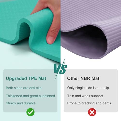 RINREA Gymnastic Bars for Kids, Adjustable Height Horizontal Bar for Home | 5-Height 35"-51", Foldable & Space-saving, Indoor Outdoor Training Kip Bar, with Gymnastics Rings & Gymnastics Pad - color: Green with Mat