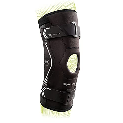 DonJoy Performance Bionic Drytex Hinged Knee Sleeve – Patella Support, Knee Sprains, Hyperextension, Meniscus and Arthritis - size: X-Large